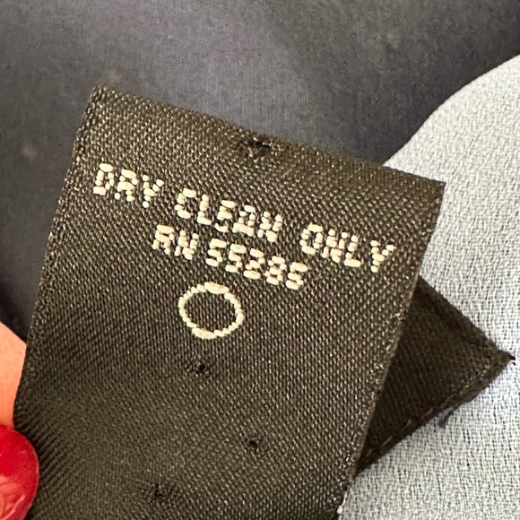 EXPRESS Vintage Y2K Sheer Silk MIDI Dress Babydoll Blue Cocktail Attire 13/14 - Picture 12 of 15